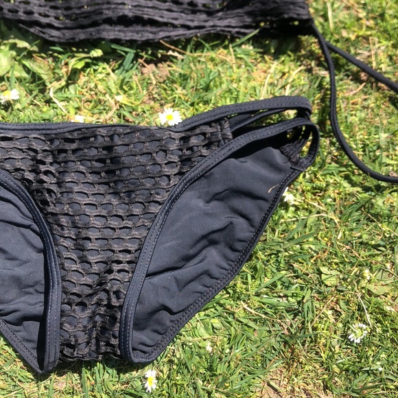 Black 2 piece suit size S-M - Picture 5 of 10